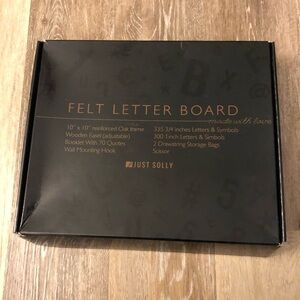 Felt letter board NEW